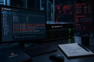 Obciążenie Proxmox - wykrycie i usunięcie włamania